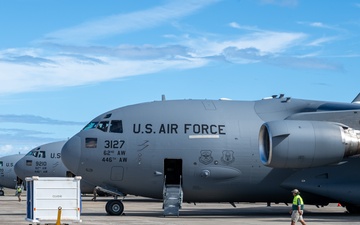 62d Airlift Wing Explodes into Pacific Theater for Rainier War 25A Exercise