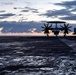 Theodore Roosevelt Transits the Pacific Ocean During Sunrise