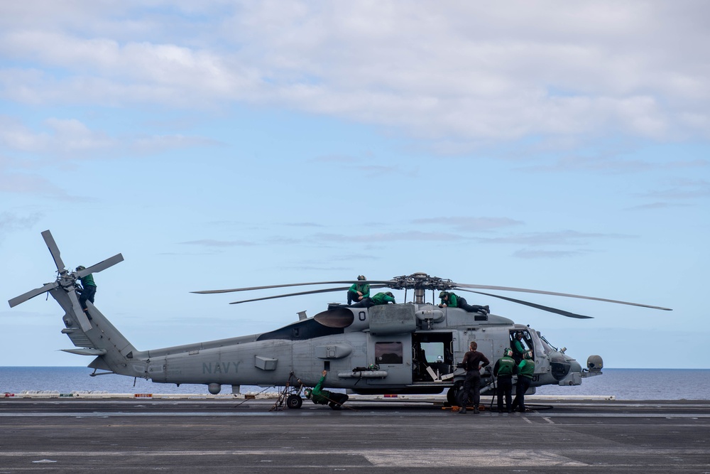 Maintaining Aircraft Aboard Theodore Roosevelt