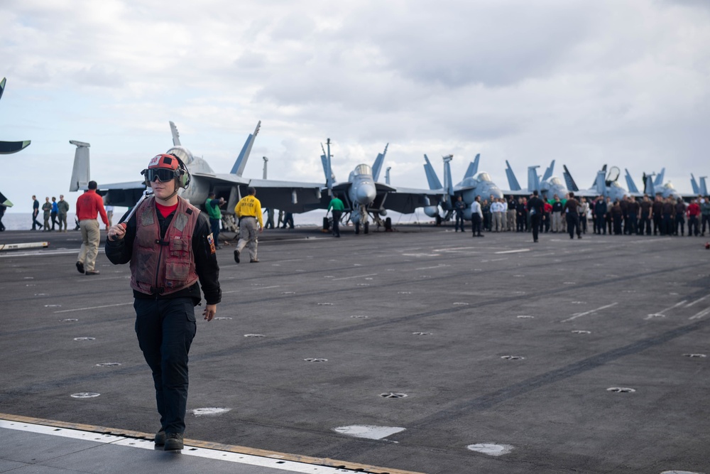 Theodore Roosevelt FOD Walk-Down