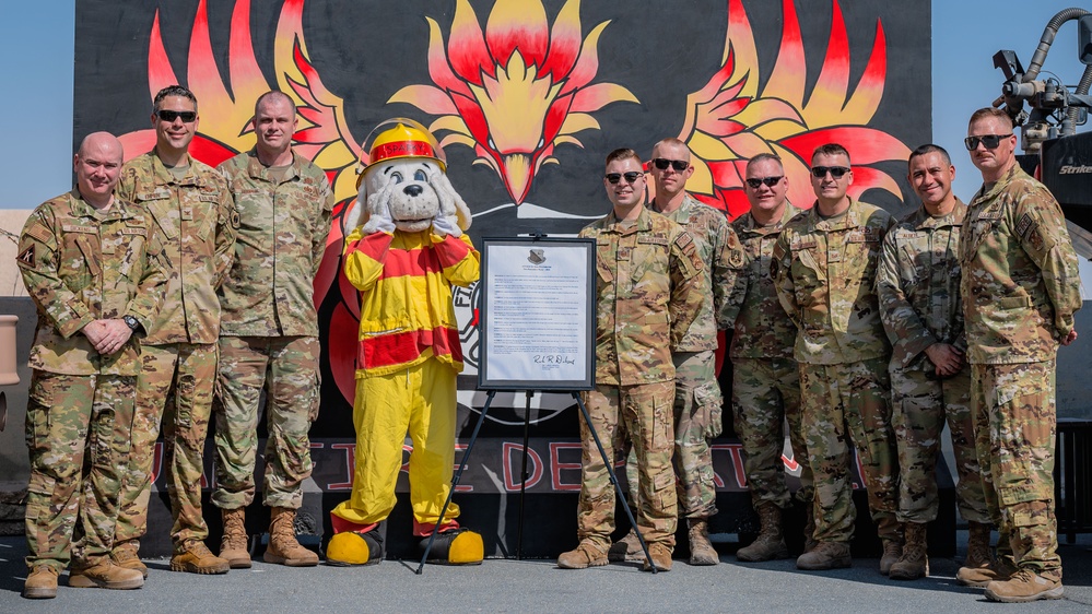 Fire Prevention Week proclamation signing