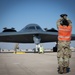 131st Bomb Wing &amp; the 190th Air Refueling Wing participate in a hot pit refueling of a B-2 Spirit Bomber