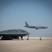 131st Bomb Wing &amp; the 190th Air Refueling Wing participate in a hot pit refueling of a B-2 Spirit Bomber