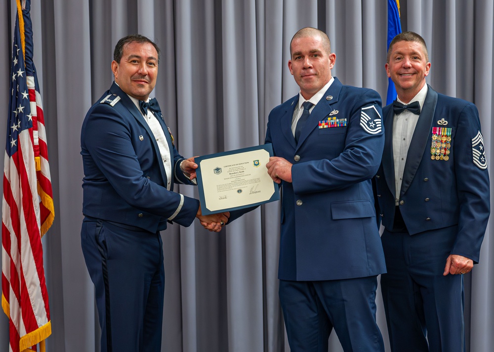 Citizen Airmen inducted as senior noncommissioned officers