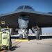 131st Bomb Wing &amp; the 190th Air Refueling Wing participate in a hot pit refueling of a B-2 Spirit Bomber