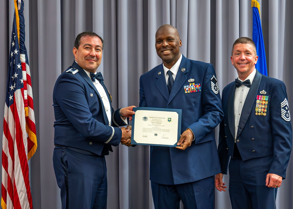 Citizen Airmen inducted as senior noncommissioned officers