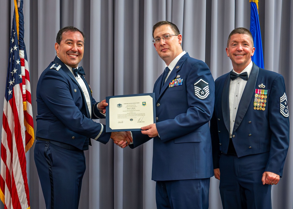 Citizen Airmen inducted as senior noncommissioned officers