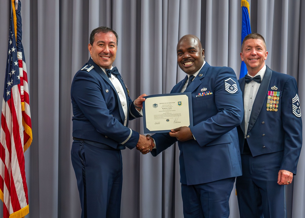 Citizen Airmen inducted as senior noncommissioned officers