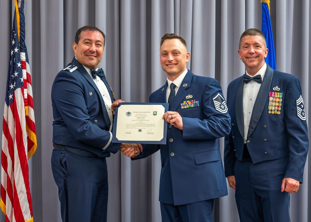 Citizen Airmen inducted as senior noncommissioned officers