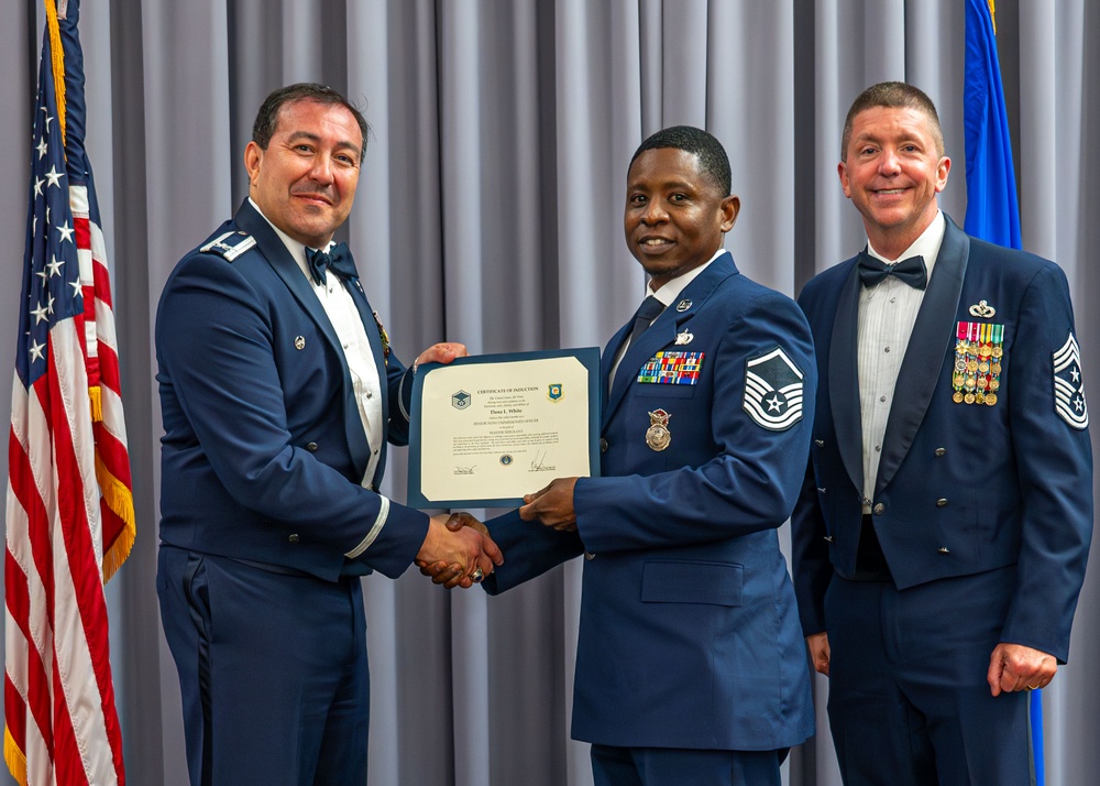 Citizen Airmen inducted as senior noncommissioned officers