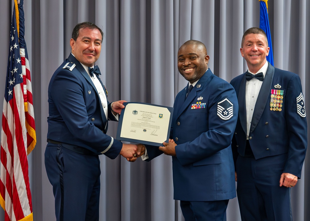 Citizen airmen inducted as senior noncommissioned officers