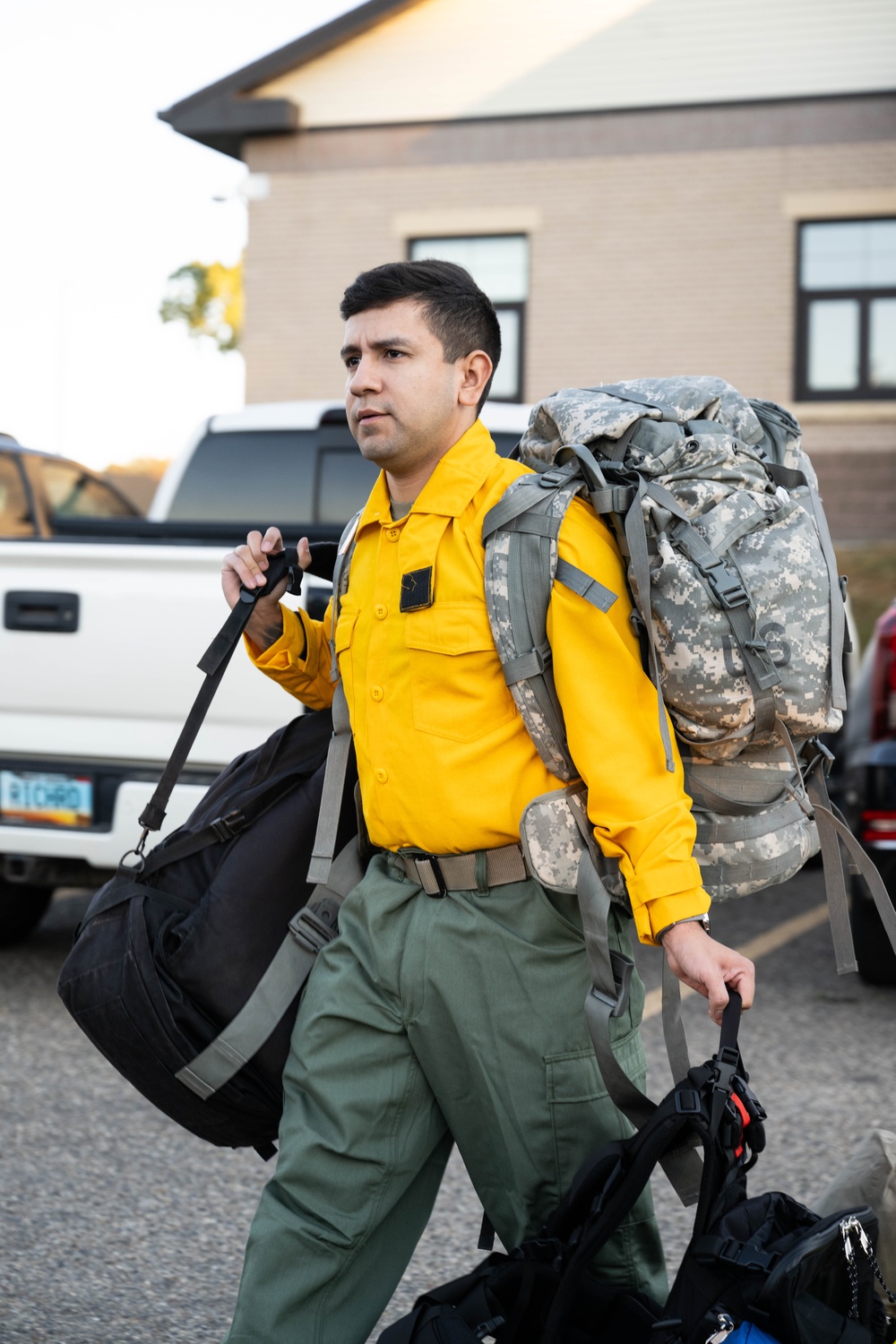 North Dakota National Guard activated for fire response.