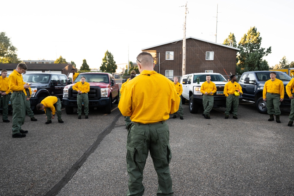 North Dakota National Guard activated for fire response.