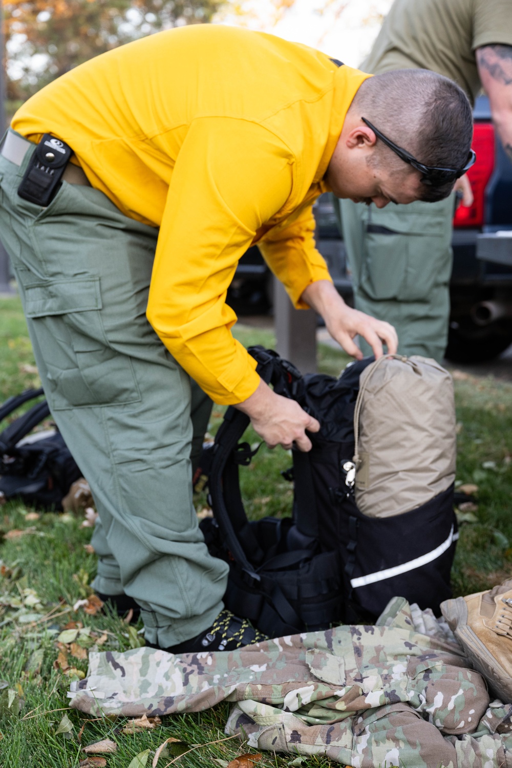 North Dakota National Guard activated for fire response.