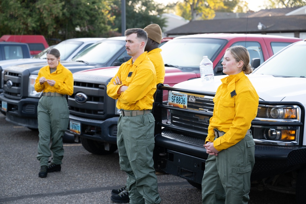 North Dakota National Guard activated for fire response.