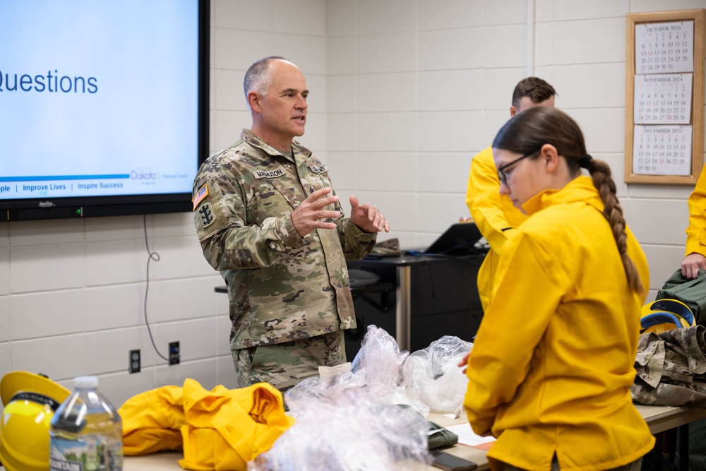 North Dakota National Guard activated for fire response.