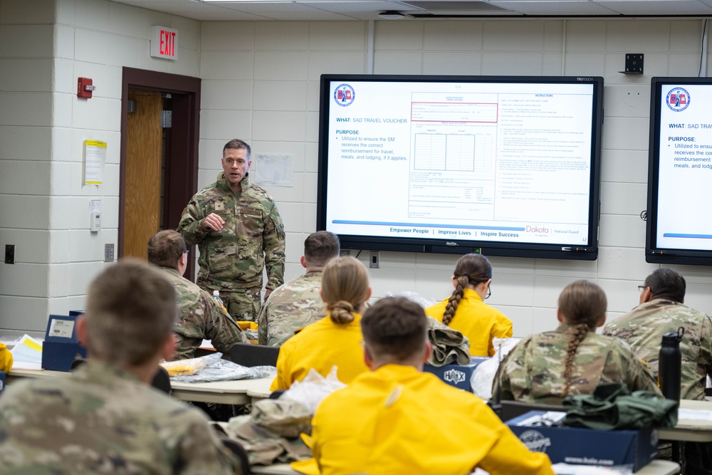 North Dakota National Guard activated for fire response.