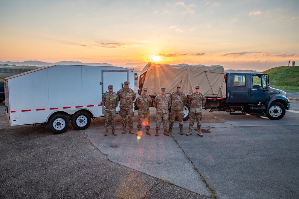 119th COS provides communication support for Hurricane Helene relief