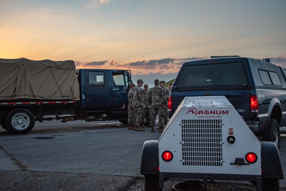 119th COS provides communication support for Hurricane Helene relief