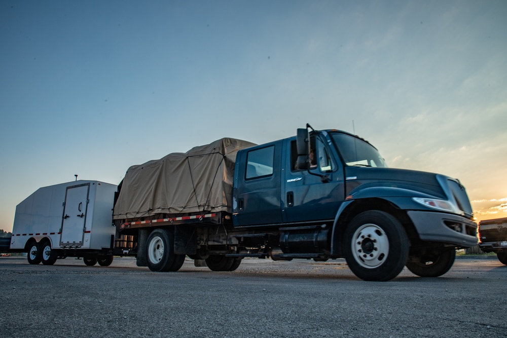 119th COS provides communication support for Hurricane Helene relief