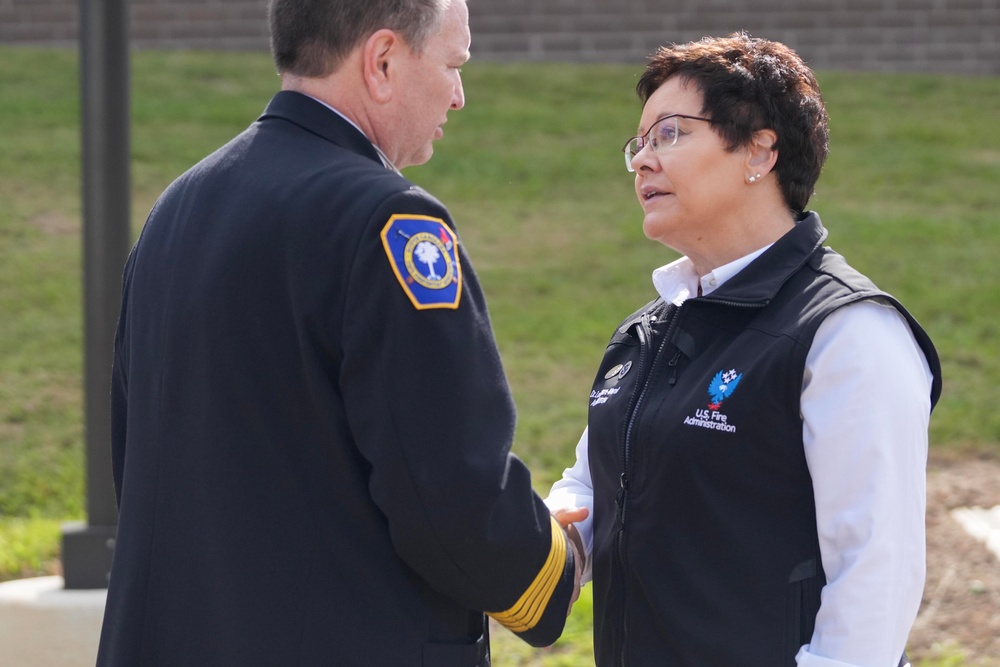 U.S. Fire Administrator Meets with First Responders and Community Members in Greenville County, SC