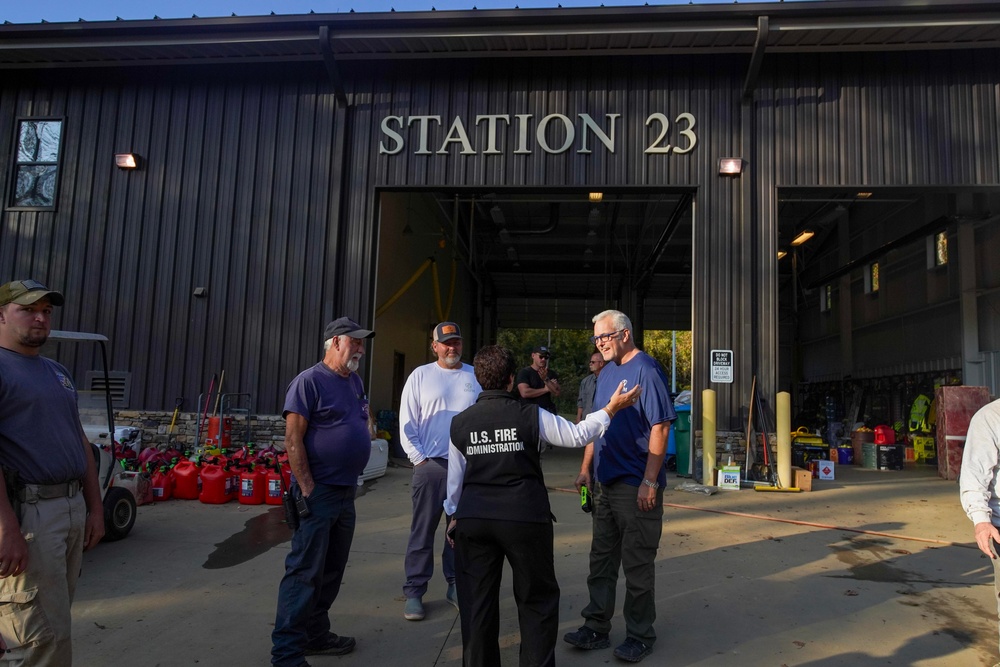 U.S. Fire Administrator Meets with First Responders and Community Members in Buncombe, NC