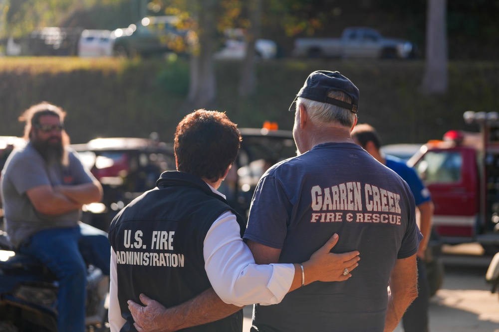 U.S. Fire Administrator Meets with First Responders and Community Members in Buncombe, NC