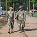 U.S. Army Maj. Gen. Warner A. Ross II visits the hurricane relief efforts