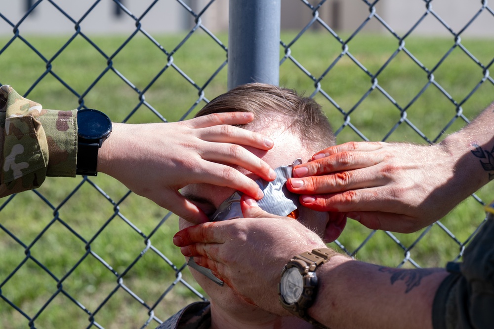 Airmen participate in mass casualty exercise