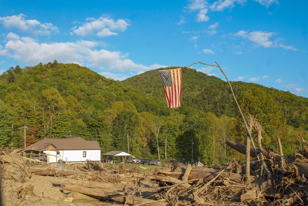 Recovery Efforts Ongoing After Hurricane Helene in Buncombe County, NC