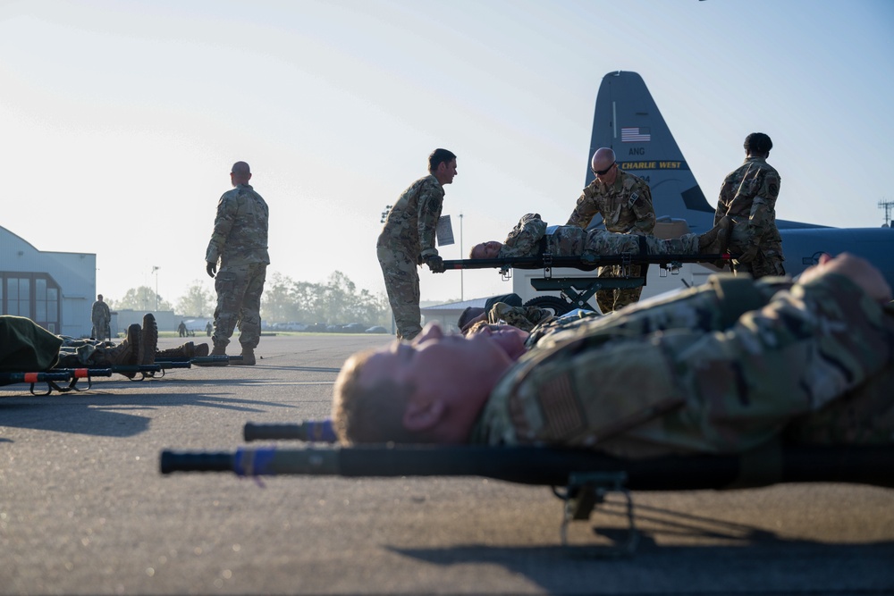 Airmen participate in mass casualty exercise