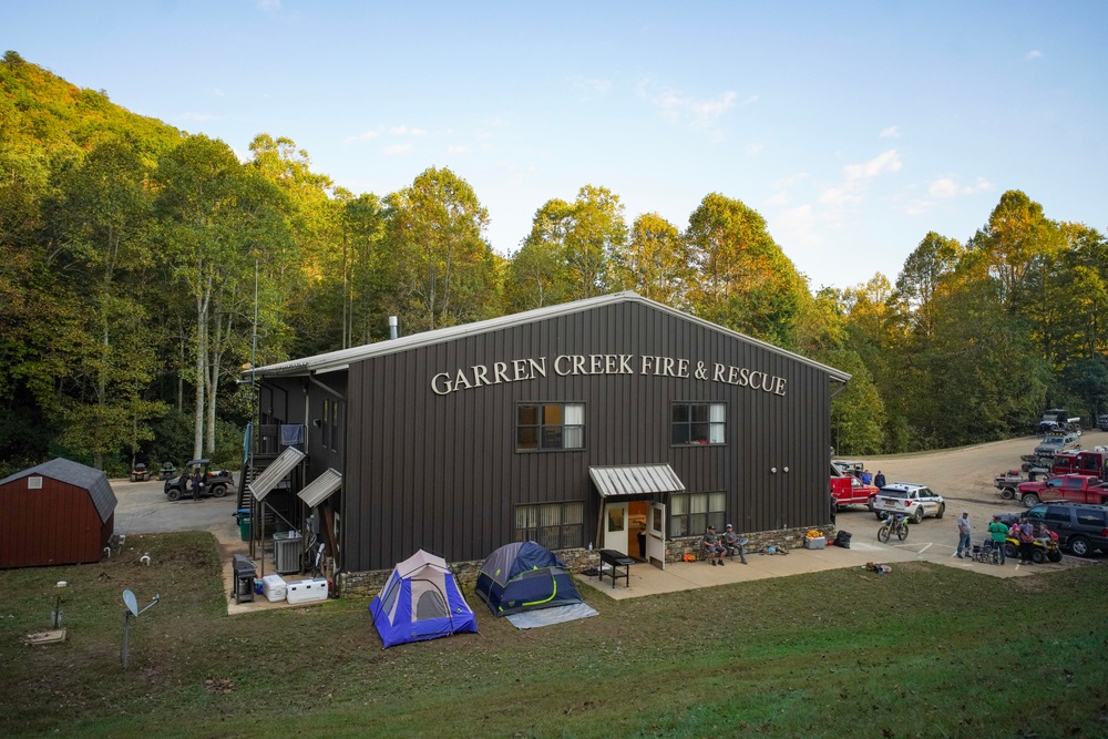 Garren Creek Fire Station Survives Flood Damage in Buncombe County, NC