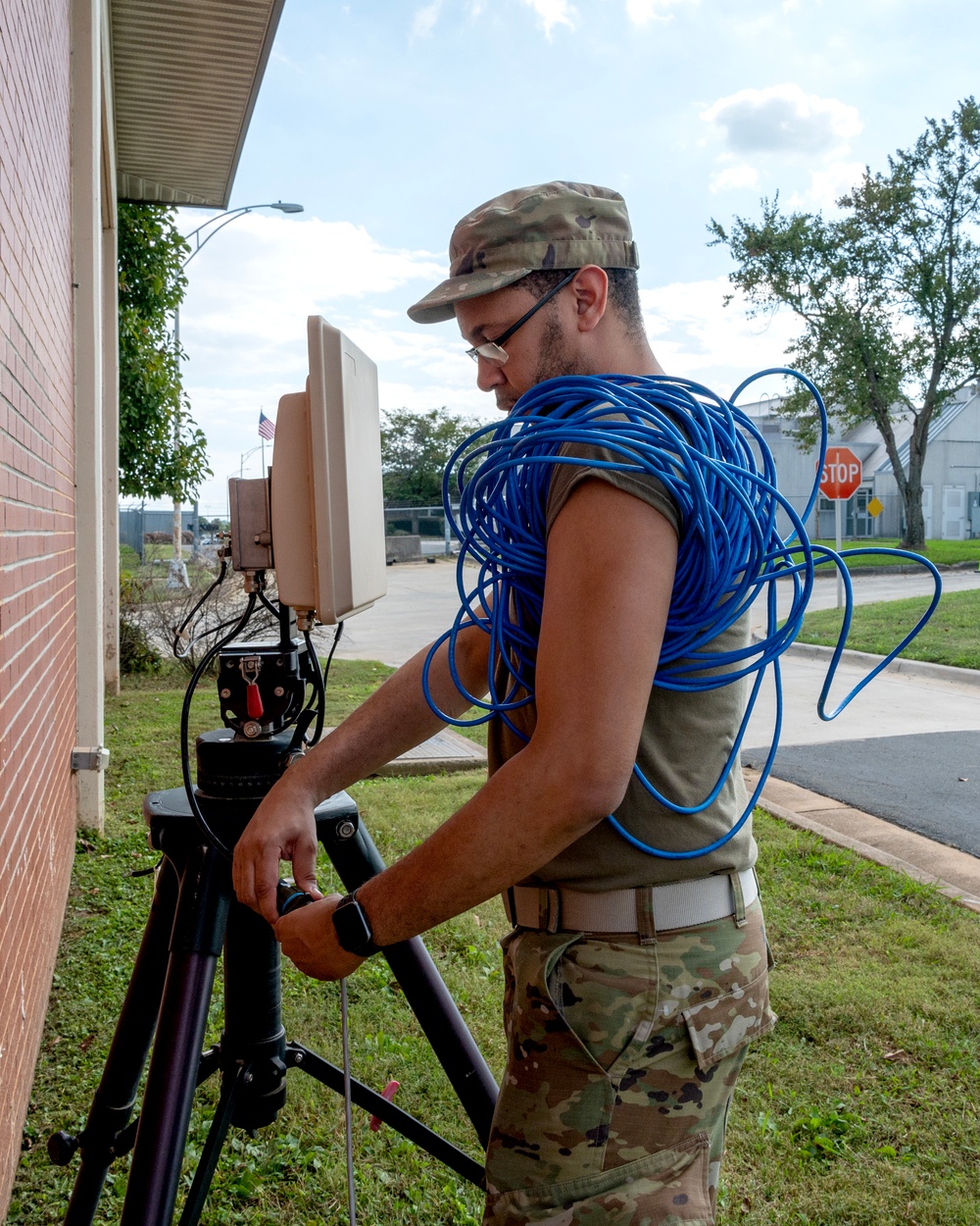 145th COMM Ensuring Connectivity During Helene Recovery