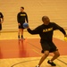52nd ADA BDE Command Team plays dodgeball with 5-7 ADA Leadership