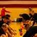 52nd ADA BDE Command Team plays dodgeball with 5-7 ADA Leadership