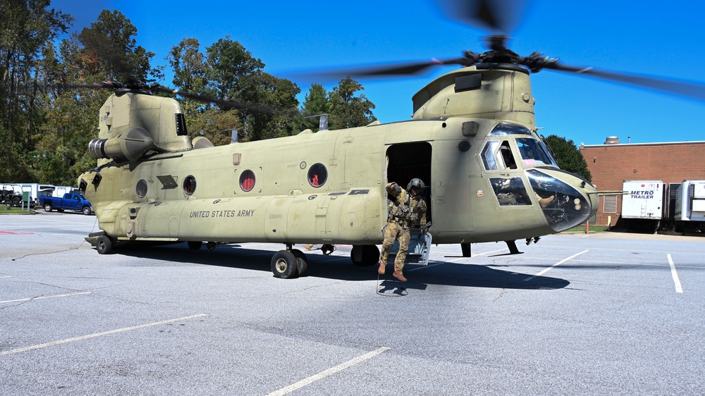 Maryland Army National Guard Hurricane Helene Relief Efforts