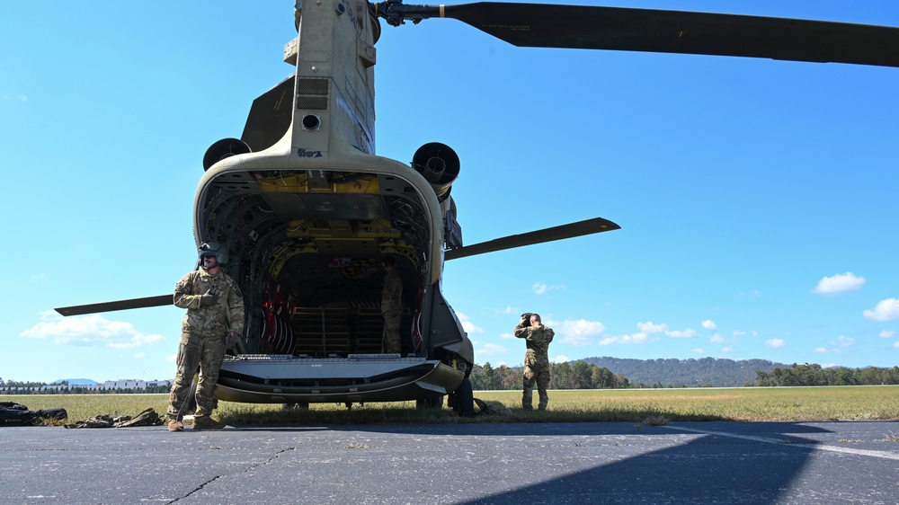 Maryland Army National Guard Hurricane Helene Relief Efforts