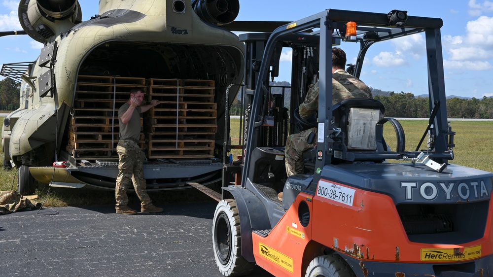 Maryland Army National Guard Hurricane Helene Relief Efforts