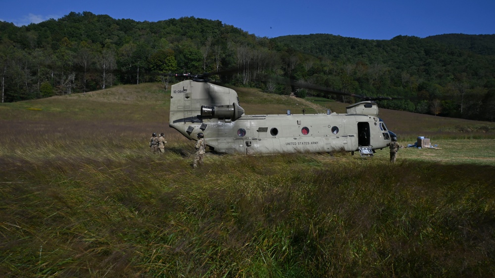 Maryland Army National Guard Hurricane Helene Relief Efforts