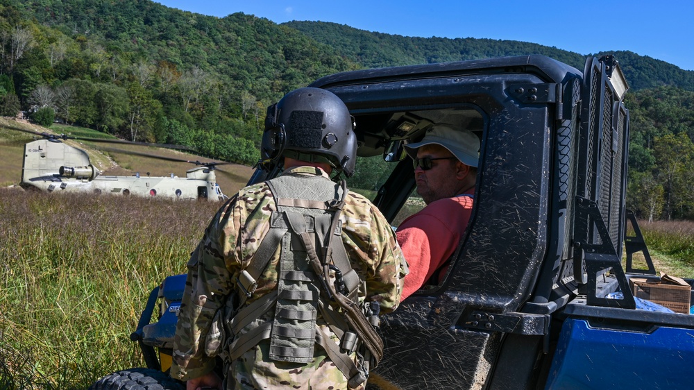 Maryland Army National Guard Hurricane Helene Relief Efforts