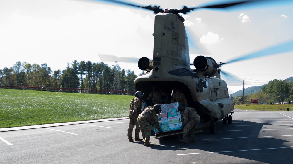 Maryland Army National Guard Hurricane Helene Relief Efforts