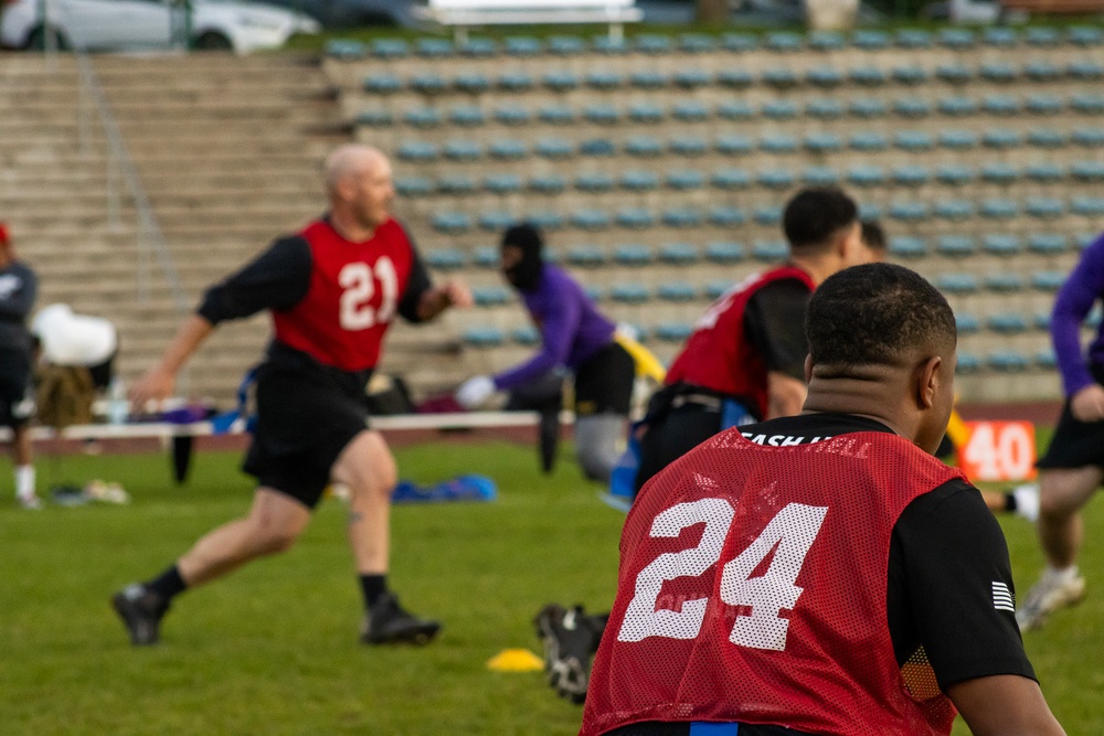 5th Battalion, 7th Air Defense Artillery Regiment Flag Football Team Makes the Playoffs!