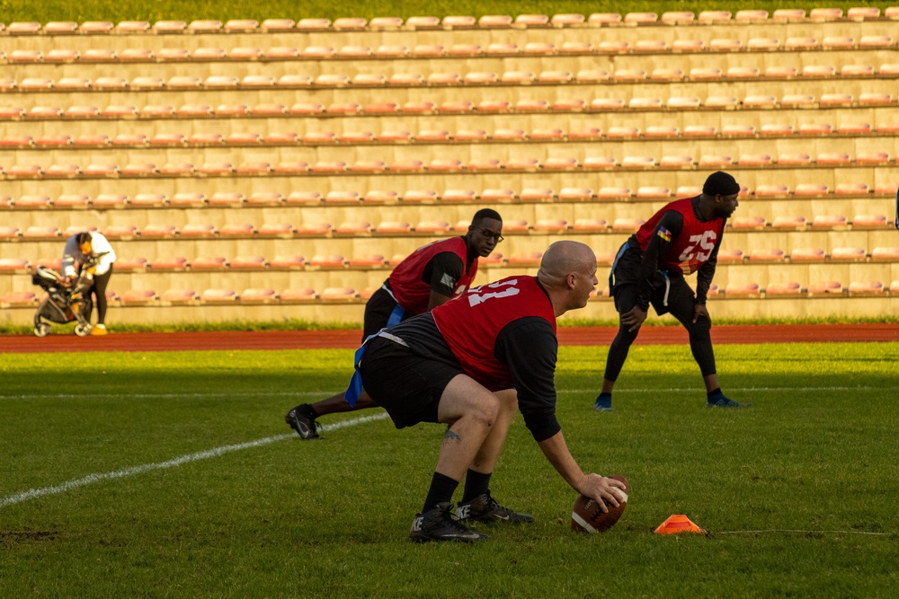 5th Battalion, 7th Air Defense Artillery Regiment Flag Football Team Makes the Playoffs!