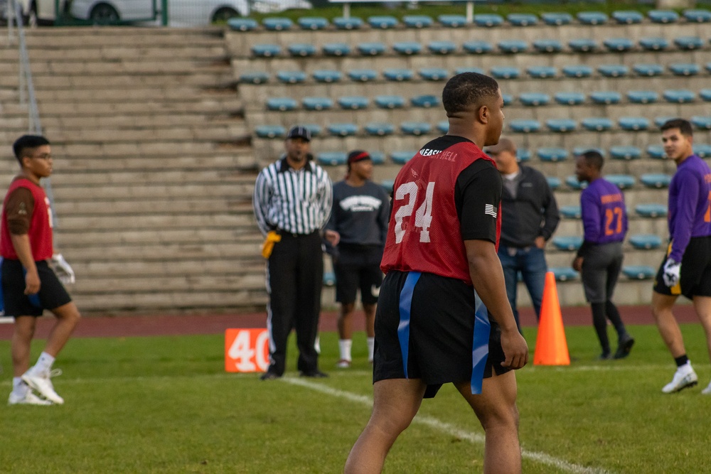 5th Battalion, 7th Air Defense Artillery Regiment Flag Football Team Makes the Playoffs!