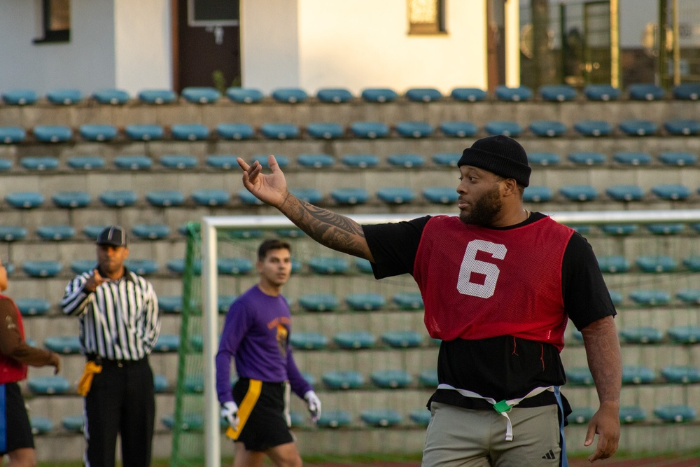 5th Battalion, 7th Air Defense Artillery Regiment Flag Football Team Makes the Playoffs!