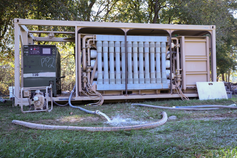 Tactical Water Purification System is set up in East TN