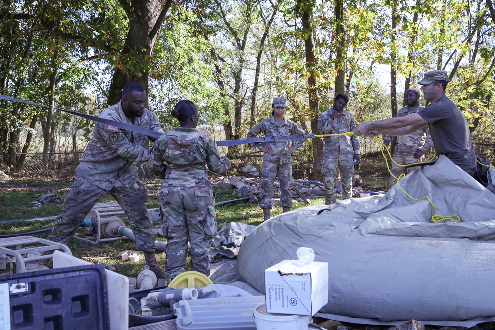 Tactical Water Purification System is set up in East TN