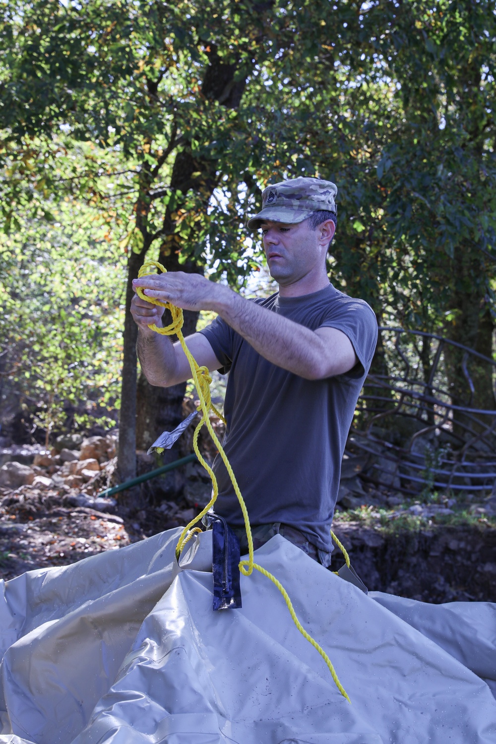 Tactical Water Purification System is set up in East TN