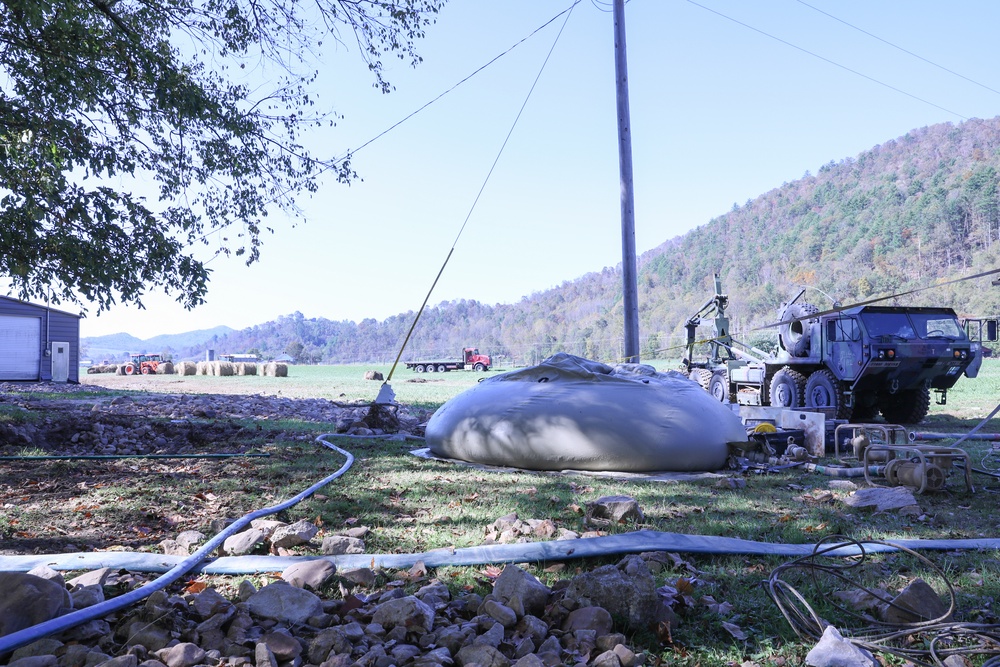 Tactical Water Purification System is set up in East TN