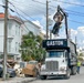 Post-Hurricane Cleanup Efforts at Clearwater Beach, Largo, FL